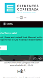 Mobile Screenshot of cifuentescortegaza.com