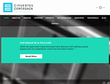 Tablet Screenshot of cifuentescortegaza.com